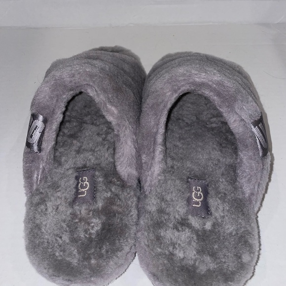 UGG Grey Slippers - Picture 2 of 4